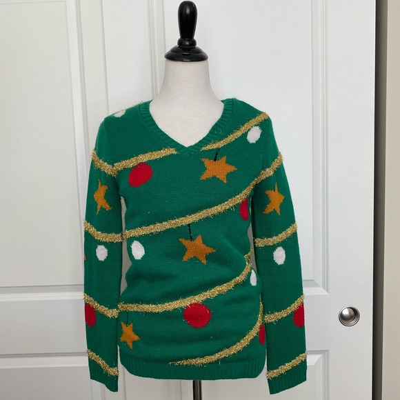 Ugly Christmas Sweater - Christmas Tree - Picture 1 of 7